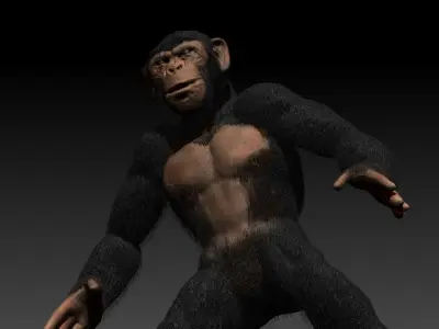 monkey gorilla Free 3D model