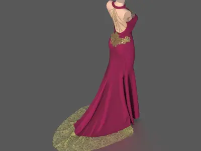 FORMAL DRESS 3D model