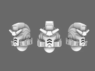 Clan Gunpla V10 Helmet Type E 3D print model