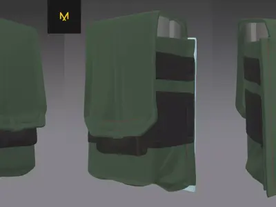 Military pouch marvelous file Free 3D model
