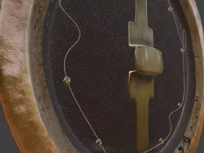 The famous Hoplon shield 3D model