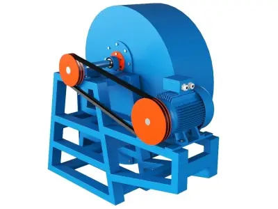 Industrial Blower 3D model purchase