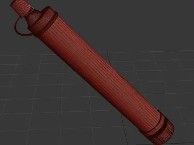 SDS Water Filter Straw 3D model