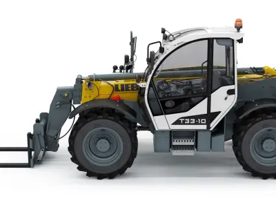 Liebherr T33 10s Telehandler 3D model