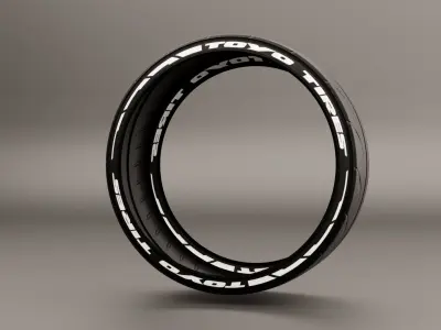 TOYO race tire 3D model