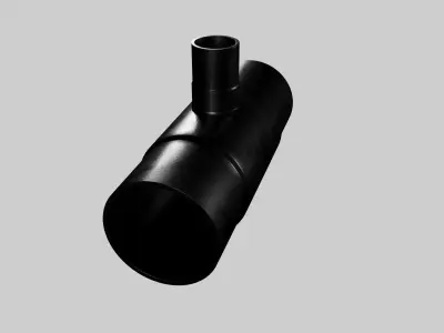 Fittings pipe 3D model