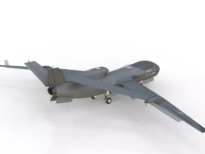 Chinese AirForce WZ-7 Soaring Dragon Reconnaissance Drone 3D model
