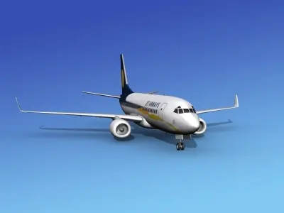 Boeing 737-700ER Jet Airways 3D model