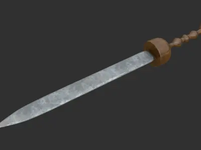 Roman Sword Free low-poly 3D model purchase