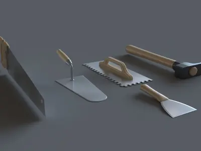 Hand Tools 1 3D model