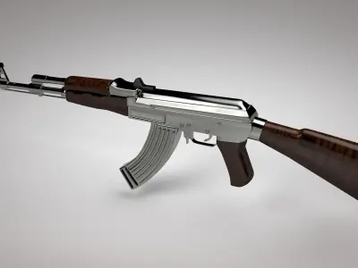 AK47AK47AK47 rifle 3D model