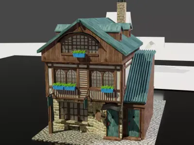 Little Shop Free 3D model
