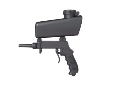 Pneumatic Tar - Sandblaster Gravity Feed Blaster - Paint spray 3D print model