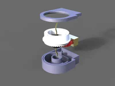Turntable for cranes or other applications Typ B 3D print model