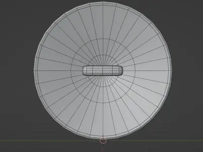 Low poly Arabic shield in 3D model Low-poly 3D model