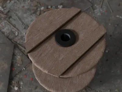 cable roller 3D model