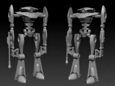 Aqua Droid One12 Scale Articulation STL files 3D print model