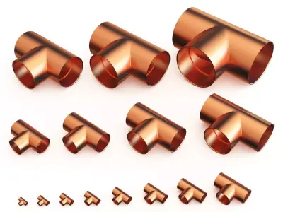 Pipe fitting vol 13 3D model