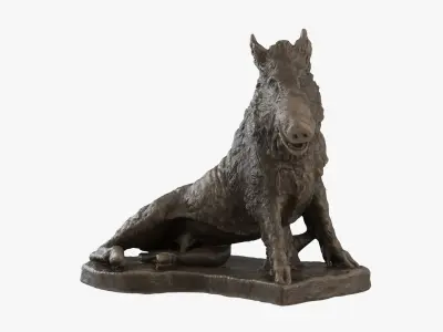  Bronze Porcellino Statue 