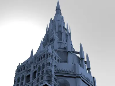 Arch Wizard Rulers Tower 2  3D model