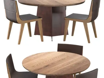 TULA DINING TABLE Chair dine Cokra 3D model