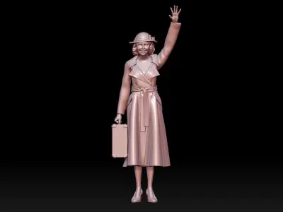 woman 3D print model shop