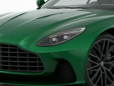  Aston Martin DB12 British Racing Green 3D model