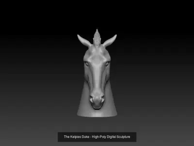 The Kelpies Duke and Baron - High-Poly Digital Sculptures 3D Model Pack