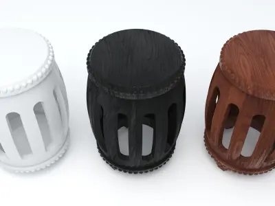 DRUM STOOL  3D model