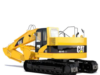 Compact Excavator Cat 321 3D model