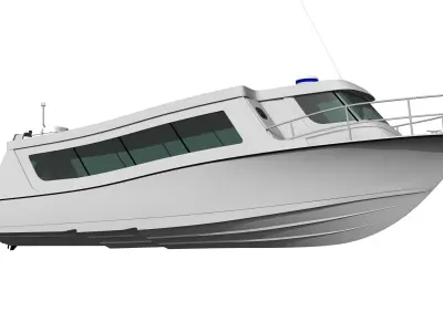 CAP-CAMARAT PASSENGER BOAT CONCEPT 3D model
