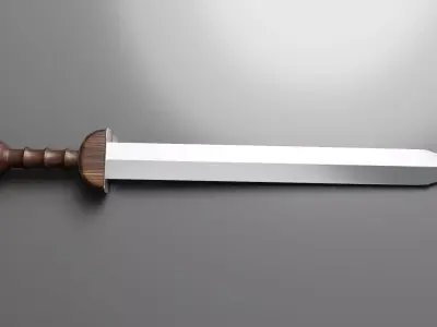 Gladius Roman sword 3D model Low-poly 3D model