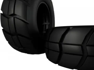 Indastrial Tire 3D model
