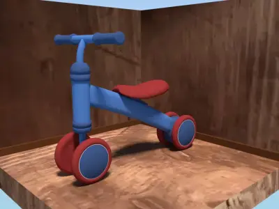 Kid Bike 3D model