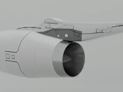 Aeroplan Engine  3D model