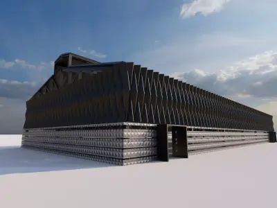 Warehouse-Warehouse Building 3D model
