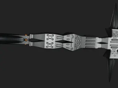 Double Blade Battle Axe Free 3D model