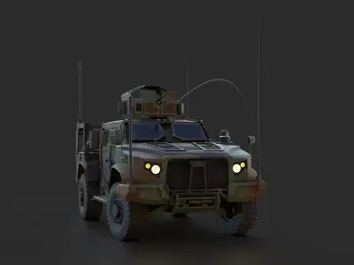 Oshkosh JLTV Game Ready PBR 4k Low-poly 3D model