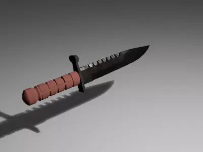 knife 3D model 6