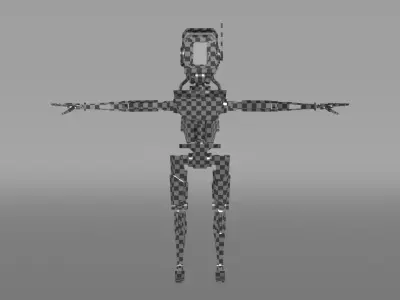 Robot Chester Free low-poly 3D model