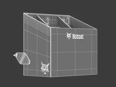 Bobcat Ballast Box Tractor Implement 3D model