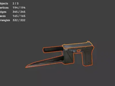 Pistola arma5 3D model