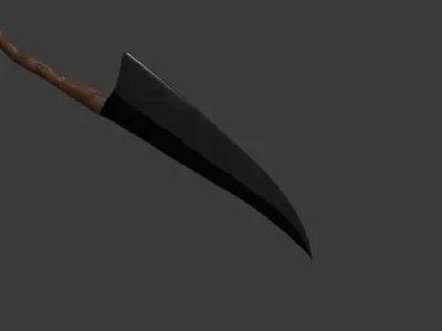 large cleaver fastasy  sword 3D model