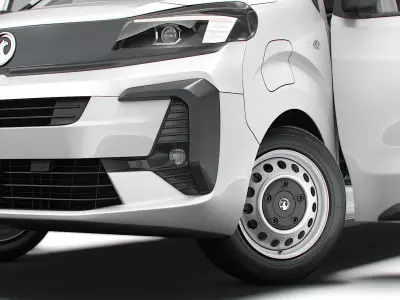 Vauxhall Vivaro Electric CombiVan L3 HQ Interior 2024 3D model