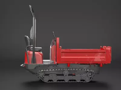 Yanmar C-12R Compact Tracked Carrier 3D model