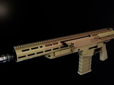 Textron NGSW-R Low-poly 3D model