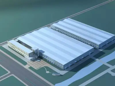 Office Building 3D model 11
