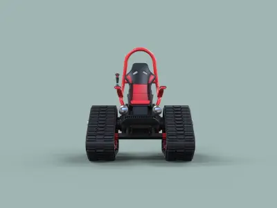 Tankchair concept 3D model