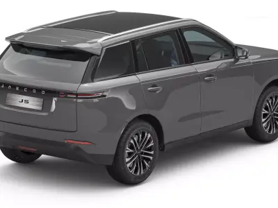 2026 Jaecoo J5 With Interior 3D model