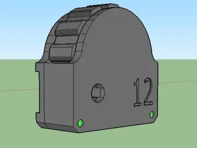 Magazine 12 Round 3D print model